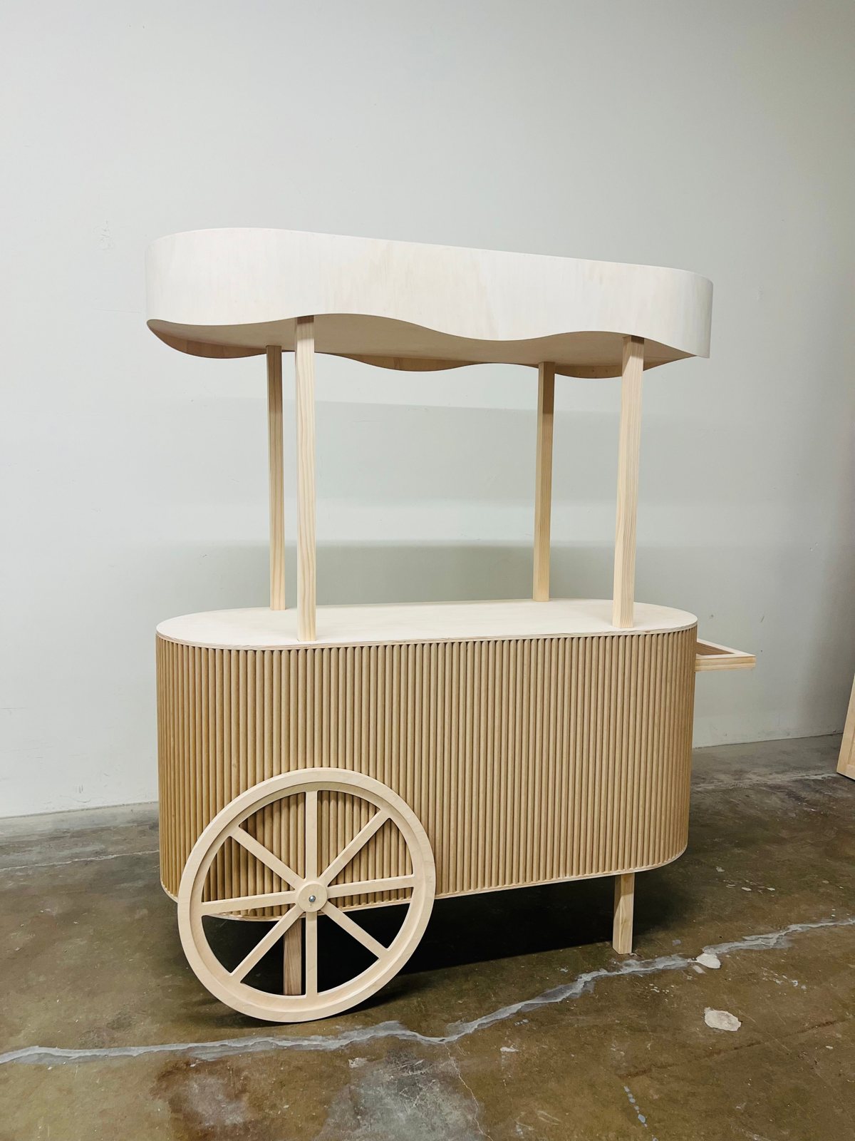 Wavy Ribbed Market Cart