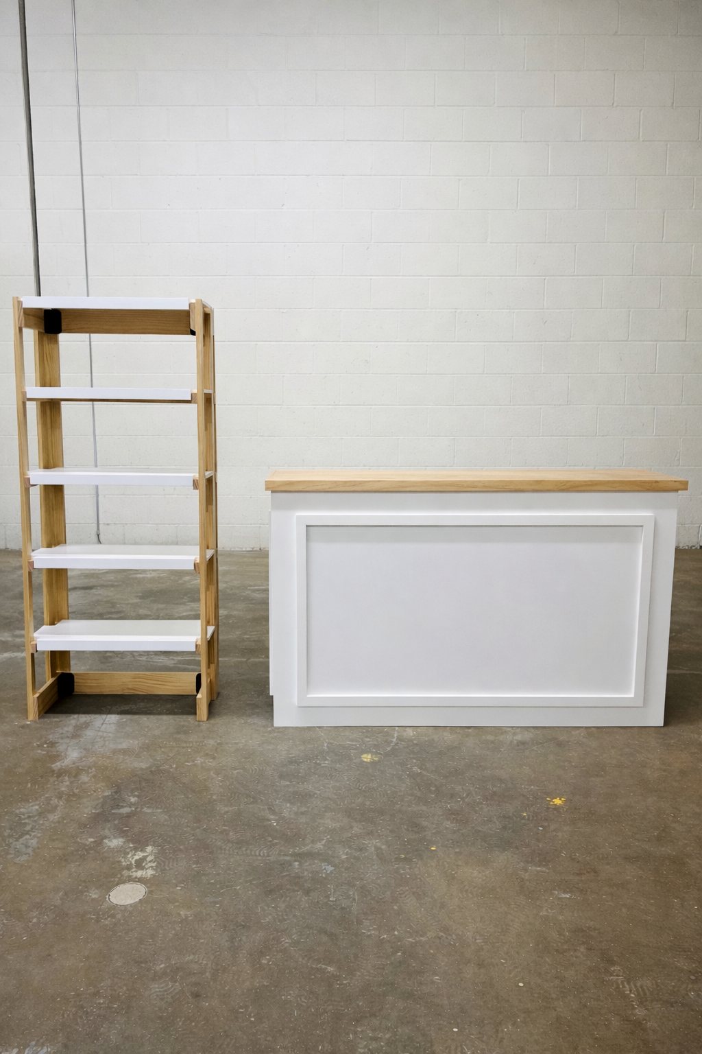 The Meridian Fragrance Bar & Display Shelf