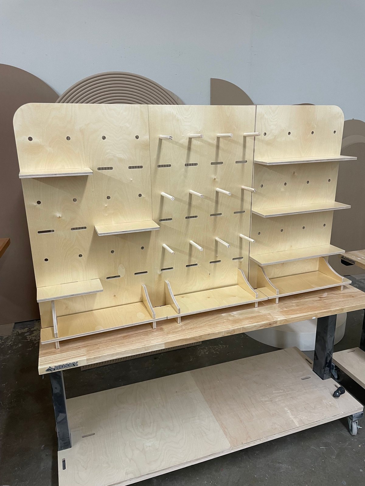 The Birch Grid Display Wall