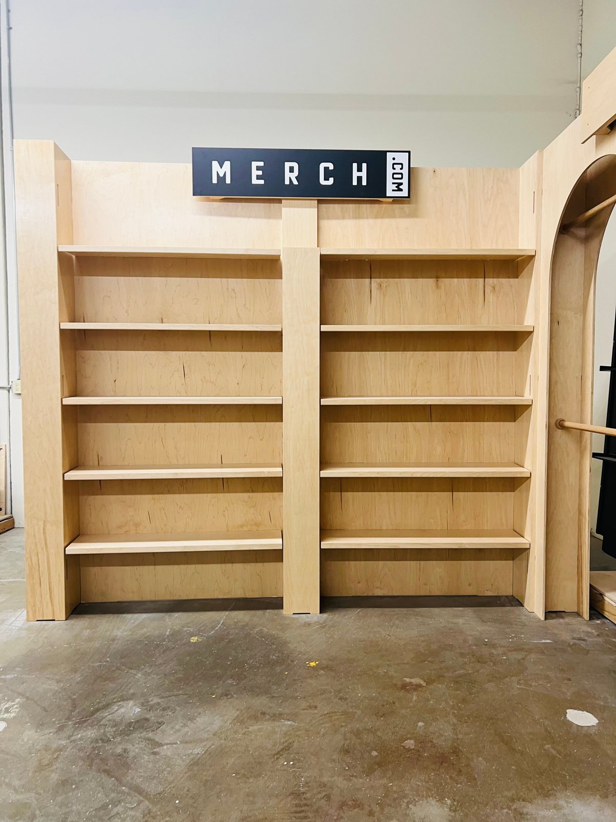 Custom Modular Merch Booth